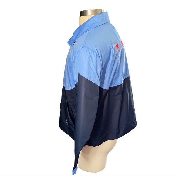 Nike Womens NBA Chicago Bulls City Edition Courtside Blue Full-Zip Jacket M NWT - Picture 14 of 16